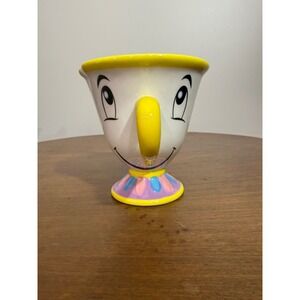 Disney Chip Beauty and the Beast Mug Cup Ceramic Yellow Handle